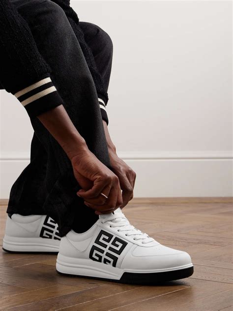 givenchy g4 leather sneakers|givenchy city leather zip sneakers.